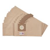Sac aspirateur compatible avec Electrolux UZ932, UZ934, DP9000 - Nilfisk : GD932, GD934, GM110, GM130 - Karcher : T101, T111, T151. etc. - pochette de 10 sacs papier