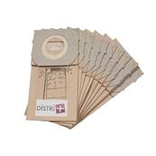 Sac aspirateur compatible avec AKA/EIO Confort 600 - DICAFF Confort, HSS009 - FIRSTLINE 4107-9, N8... - La pochette de 10 sacs papier