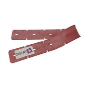 Raclette arrière en latex 38 Shore compatible pour autolaveuse EUREKA E36, E36B, E36C - Alternative pour référence d origine Eureka : 380014