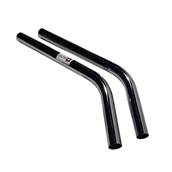 Lot de 2 tubes coudés en métal diamètre 38/40mm pour aspirateurs GHIBLI AS12, AS27, AS60.. - VIPER : LSU275, LSU375, VA80711...