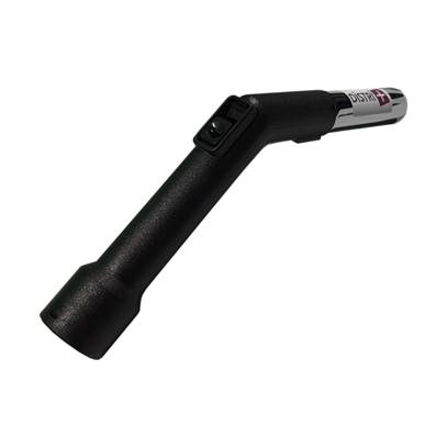 Poignée plastique/métal avec réglage d air pour aspirateur à clipser sur flexible diamètre 32mm intérieur et pour tube diamètre 35mm
