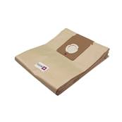 Sac aspirateur compatible avec Ghibli AS18 - Cleanfix : SW30, SW35, SW60 - Eurodec EPI 32 - Nilfisk : VL500-55, VL500-75. etc. - pochette de 10 sacs papier