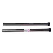 Lot de 2 tubes métal en acier chromé pour aspirateur - Diamètre : 32mm - Longueur 50cm