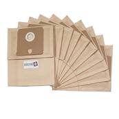 Sac aspirateur compatible avec ACEC AT140, AT148 - BLUEWIND AP114, AP124 - ELECTROLUX E20, ELITE Z1600... - La pochette de 10 sacs papier