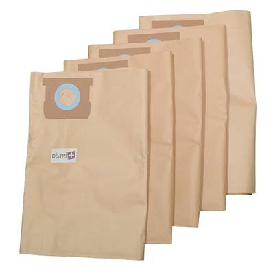 Sac aspirateur compatible avec AQUAVAC EWT GOBLIN : CGNT45120303, INDUSTRIAL 30, INDUSTRIAL 35 INOX... - La pochette de 5 sacs papier