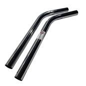 Lot de 2 tubes coudés en métal diamètre 38/40mm pour aspirateurs GHIBLI AS12, AS27, AS60.. - VIPER : LSU275, LSU375, VA80711...
