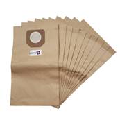 Sac aspirateur compatible avec Fantom Promidi 120P, Proaks 120K - pochette de 10 sacs papier
