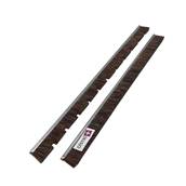 Jeu de 2 bandes brosse en crin de cheval pour suceur d aspirateur en plastique de largeur 36cm