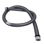 Flexible nu conique diamètre 38/32mm intérieur pour aspirateur avec 2 bagues + 2 clips - Longueur : 2m