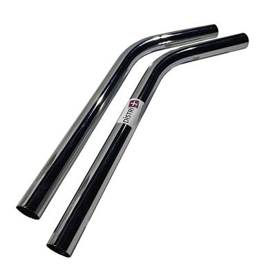 Lot de 2 tubes coudés en métal diamètre 38/40mm pour aspirateurs GHIBLI AS12, AS27, AS60.. - VIPER : LSU275, LSU375, VA80711...