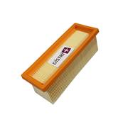 Filtre plissé plat pour aspirateur Karcher K2501, K2601, K2701, K2801, K3001 SE2001, SE5100, SE6100, 6.414-498.0.- Lot de 1 filtre