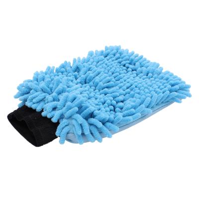 GANT DE LAVAGE MICROFIBRE RASTA BLEU