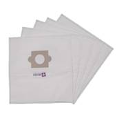 Sac aspirateur compatible avec AKA / EIO BS, BSE, BSS - ALASKA - EUREKA - HANSEATIC 1362, 2001L ... - La pochette de 5 sacs microfibre