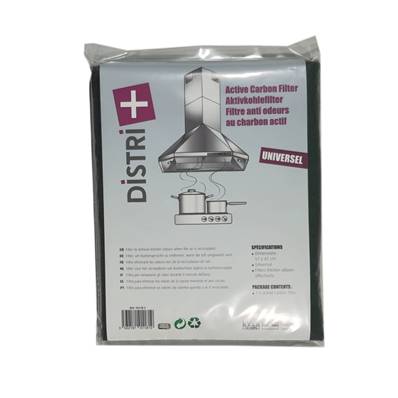 Filtre universel anti-odeurs au charbon actif pour hotte à découper à la taille - 57 x 47cm