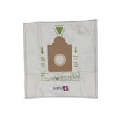 Sac aspirateur compatible avec AKA EIO 1400ELECT, BS48, BS55/3, DOMATIC, VISION - CHROMEX CH263 BS83/1... - Pochette de 5 sacs microfibre