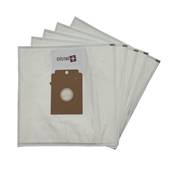 Sac aspirateur compatible avec BOSCH / SIEMENS TYP K, ARRIVA, BIG BAG, SMILY, SUPER SX, MINI MOUSY... La pochette de 5 sacs microfibre