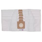 Sac aspirateur compatible avec Electrolux UZ932, UZ934, DP9000 - Nilfisk : GD932, GD934, GM110, GM130 - Karcher : T101, T111, T151. etc. - pochette de 5 sacs microfibre