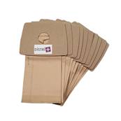 Sac aspirateur compatible avec BLUESKY / BLUEWIND / CARREFOUR / FIRSTLINE : 907 - La pochette de 10 sacs papier