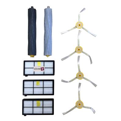 Kit accessoires de remplacement pour aspirateur compatible avec iRobot Roomba 800 série et 900 série