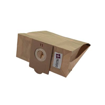 Sac aspirateur compatible avec FAKIR / NILCO GS1600, GS1700, S10, S12, S20 - GHIBLI AS10 - HOOVER C7070...- La pochette de 10 sacs papier