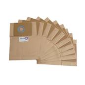 Sac aspirateur compatible avec Eurosteam dorsal 44168, 122AD, 127AD, 128AD, 129AD, 145AD - Taski Dorsalino, 8504190. etc. - pochette de 10 sacs papier