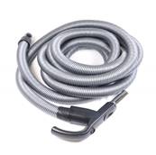 Flexible télécommandée compatible avec aspiration centralsée Cyclovac - Poignée ergonomique D.32mm - Embout demi-anneau - Longueur : 7,5M