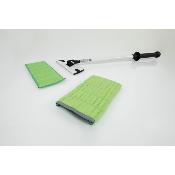 KIT VITRE - MANCHE TELESCOPIQUE 66,5 A 101CM  + SUPPORT VELCRO 25CM  DELTA MICROFIBRE