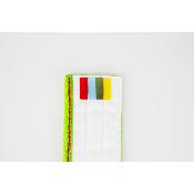 FRANGE LIGHT VELCRO 11.5X47CM VERT ROUGE DELTA