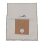 Sac aspirateur compatible avec BIRUM BR242E, BR243E - CURTISS E135, LUX120, HORN120 - FIRSTLINE... - La pochette de 5 sacs microfibre
