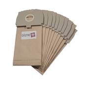 Sac aspirateur compatible avec BOSCH / SIEMENS TYP R, IDEA, BSB1000 à BSB1999, SUPER COMPACT, VR9... - La pochette de 10 sacs papier