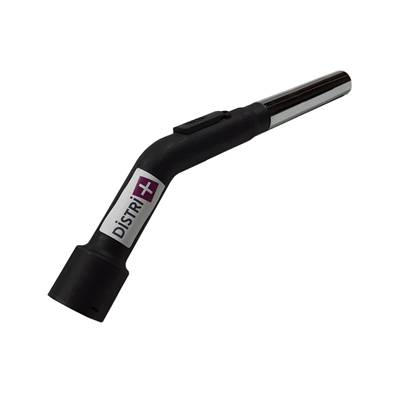 Poignée plastique/métal 41cm avec réglage d air pour aspirateur à clipser sur flexible D.32mm intérieur et pour tube diamètre 32mm