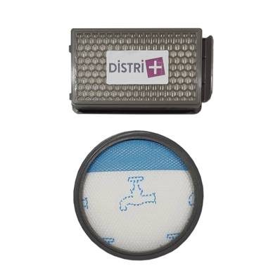 Lot de 2 filtres pour aspirateurs compatibles Moulinex Rowenta Compact Poxer Cyclonic RO371 à RO379, RO482 à RO488, ZR005901...