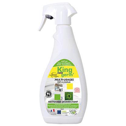 King FLASH germ' NETTOYANT DESINFECTANT ECOCERT 750ml