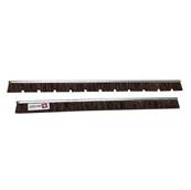 Jeu de 2 bandes brosse en crin de cheval pour suceur d aspirateur en plastique de largeur 36cm