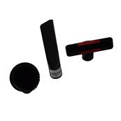 Lot de 1 suceur long plat + 1 brosse ronde + 1 suceur triangulaire pour aspirateur allant sur des tubes de diamètre 32mm