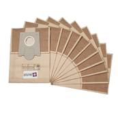 Sac aspirateur compatible avec Bosch/Siemens Type D, Type E, Type F, Type G, Type H - pochette de 10 sacs papier
