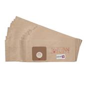 Sac aspirateur compatible avec ECOLAB FLOORMATIC BLUEVAC 11, ARGOS 142, ARGOS 1414, CLEANFIX S10, CLEANFIX S12.- La pochette de 10 sacs papier