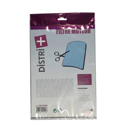 Filtre moteur universel pour aspirateur à découper - La planche de 250x200x4mm