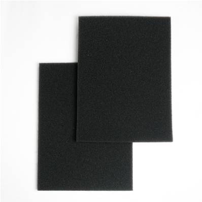 Lot de 2 filtres à air en mousse universel pour aspirateur à découper - Dimensions : 250x180x10mm